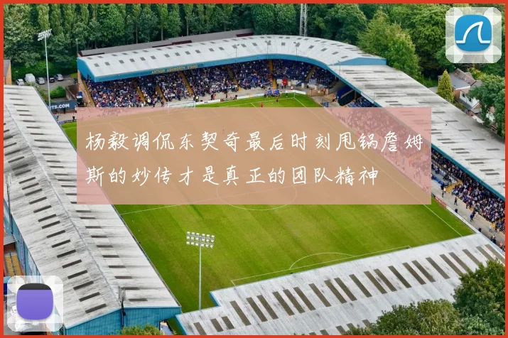 杨毅调侃东契奇最后时刻甩锅詹姆斯的妙传才是真正的团队精神